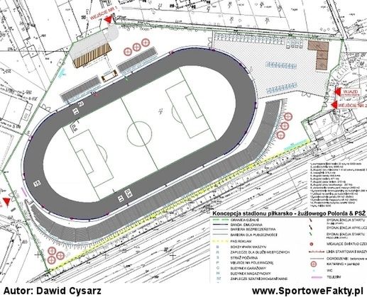 Projekt nowego stadionu w Poznaniu/fot. pszpoznan.com.pl