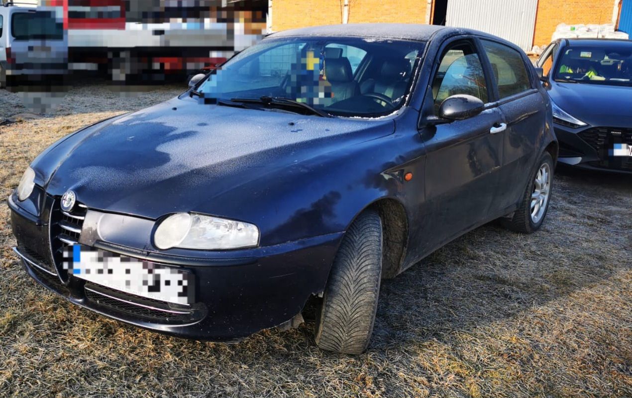 Lubelskie: Alfa romeo zatrzymana. Kierowca nie miał prawa prowadzić