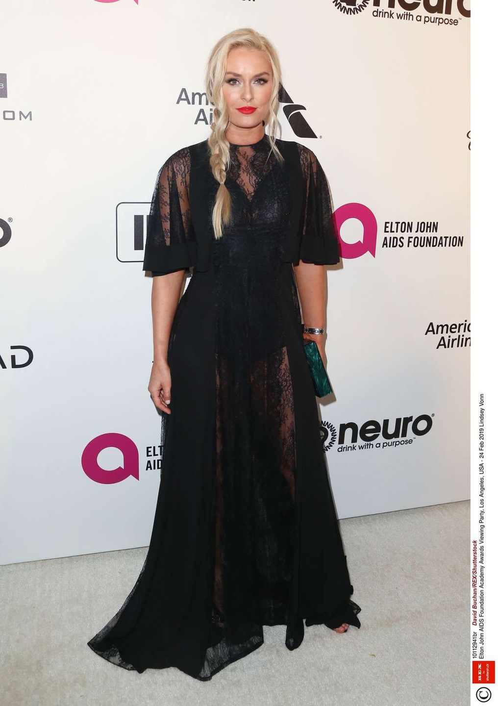Lindsey Vonn - after party Eltona Johna, Oscary 2019