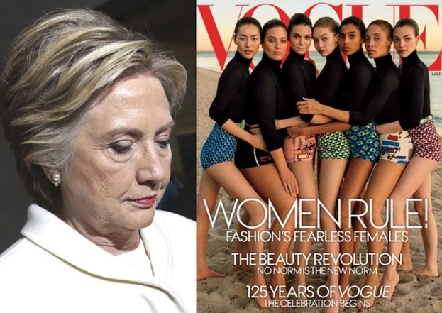 Hillary Clinton po wygranych wyborach miała wystąpić w "Vogue'u"!