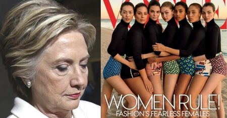 Hillary Clinton po wygranych wyborach miała wystąpić w "Vogue'u"!