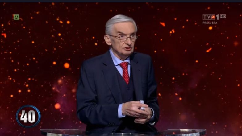 Tadeusz Sznuk w finale programu "Jeden z dziesięciu"