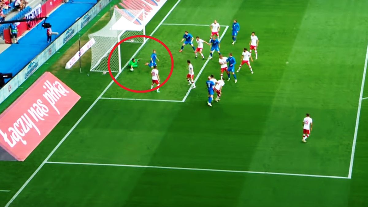 Tak padł gol dla Islandii (fot YouTube)