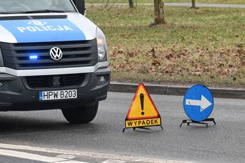 Wypadek w powiecie toruńskim. Jedna osoba trafiła do szpitala