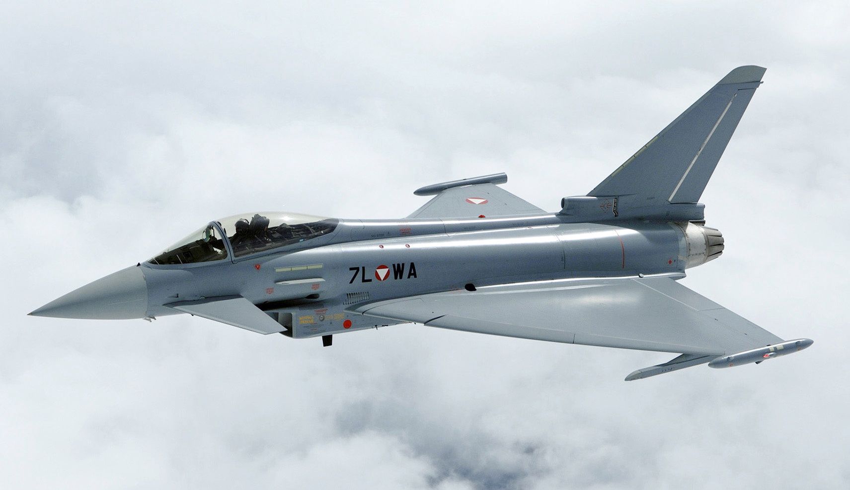 Eurofighter Typhoon należący do austriackich sił powietrznych