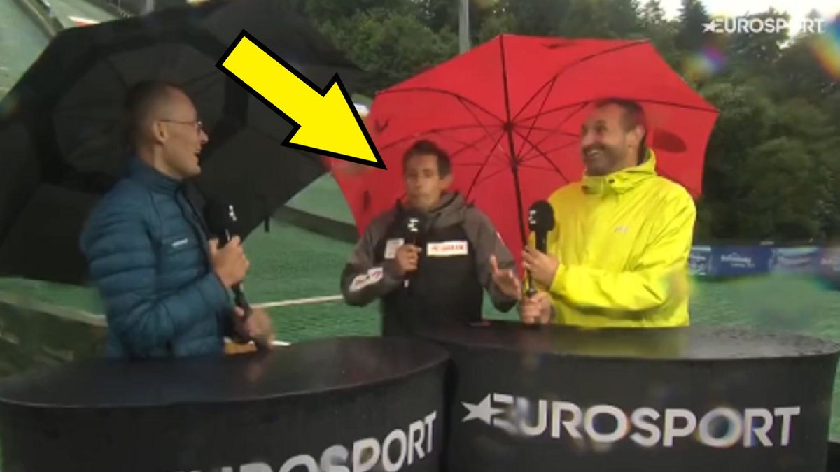 Twitter / oficjalny profil Eurosportu / Jakub Kot w studio Eurosportu