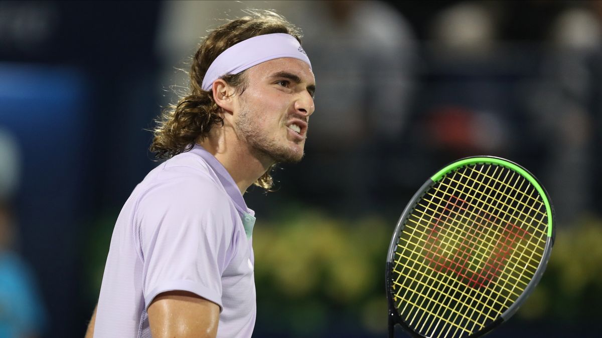 PAP/EPA / ALI HAIDER / Na zdjęciu: Stefanos Tsitsipas