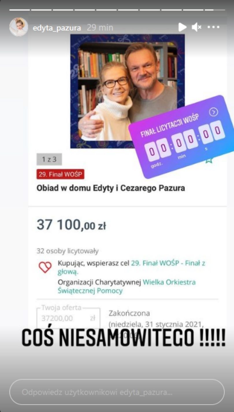 29. finał WOŚP. Celebryci wspierają akcję licytacjami