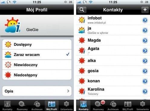 Gadu-Gadu dla iPhone'a już dostępne! 1