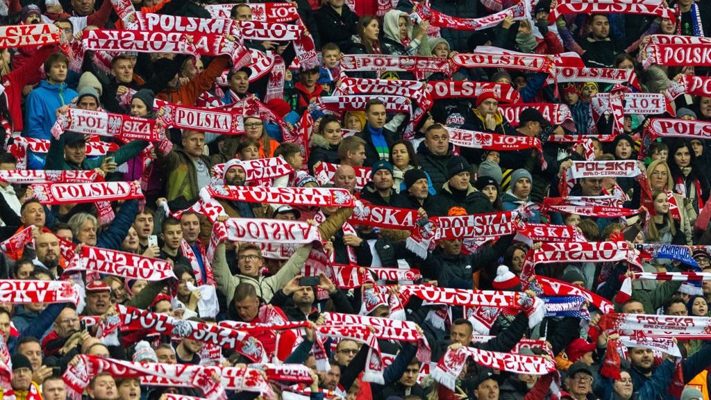 Getty Images / Andrzej Iwanczuk/NurPhoto / Na zdjęciu: kibice reprezentacji Polski