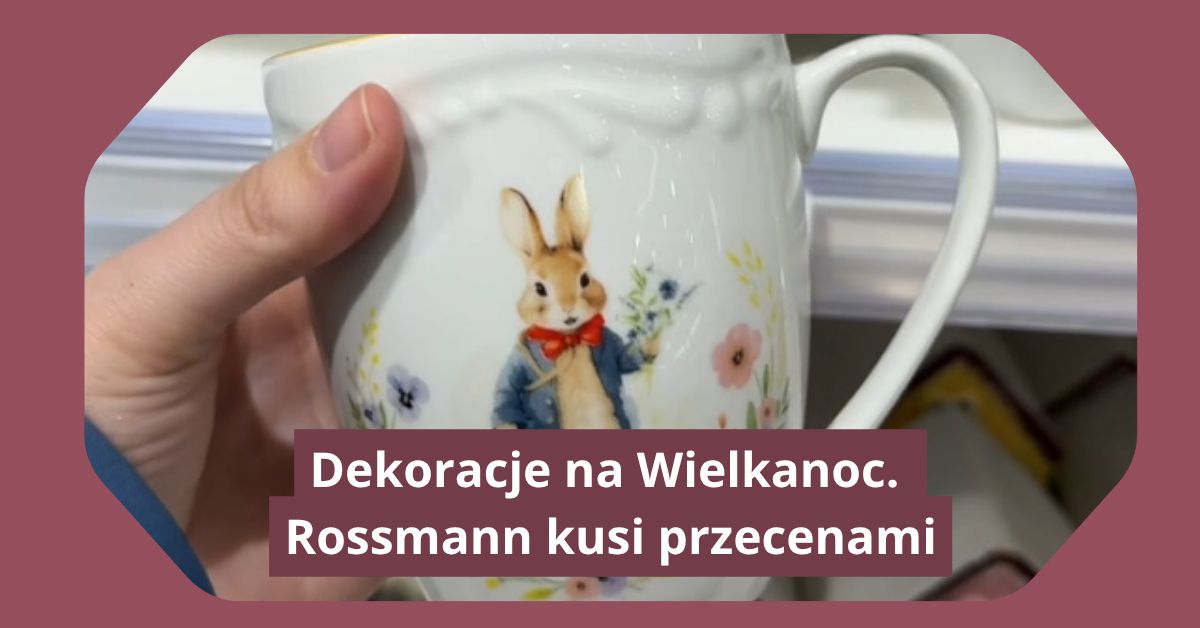 Dekoracje na Wielkanoc. Rossmann kusi przecenami