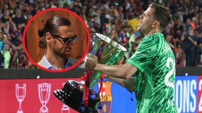 Szczęsny chwali się pucharem. Wymowna reakcja Krychowiaka
