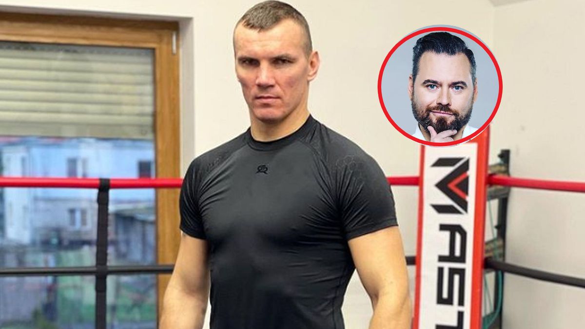 Na zdjęciu Mateusz Masternak. W "ramce" Krzysztof Stanowski
