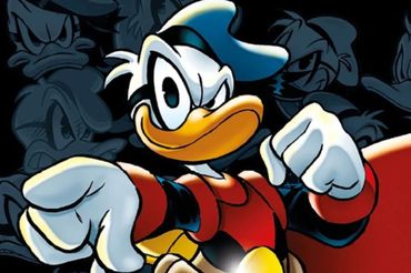 fragment okładki komiksu  „Superkwęk"