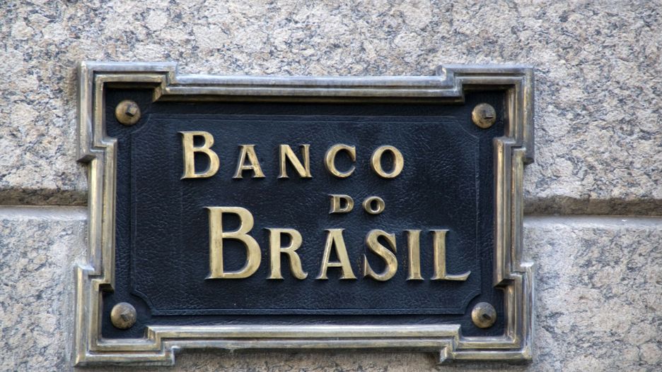 Rex Features ftp December 2013
Mandatory Credit: Photo by Richard Sowersby/REX (3391398es)  Wall plaque of Banco do Brasil (Brazil bank)  Rio de Janeiro, Brazil - 2013
Richard Sowersby/REX