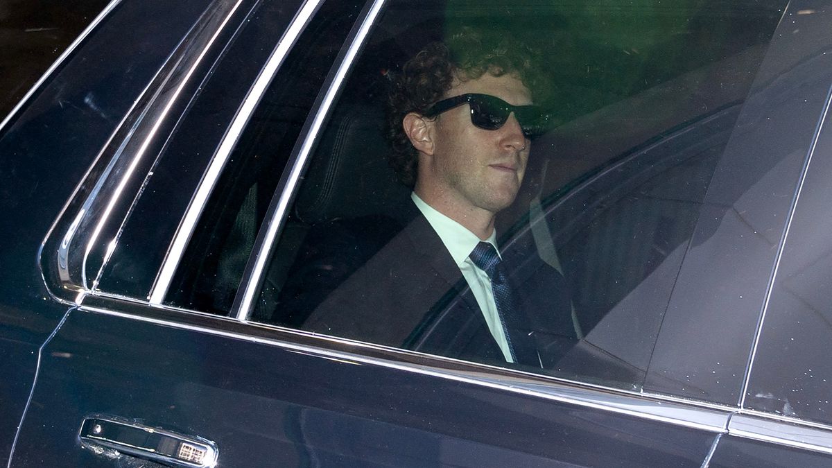 Mark Zuckerberg, chief executive officer of Meta Platforms Inc., departs federal court in Washington, DC, US, on Tuesday, April 15, 2025. Zuckerberg considered spinning off Instagram into a separate company in 2018 as he increasingly became concerned that the photo and video app's success was hurting the Facebook social network. Photographer: Allison Robbert/Bloomberg via Getty Images