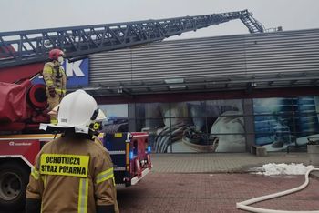 Skarżysko -Kamienna: Pożar w centrum handlowym