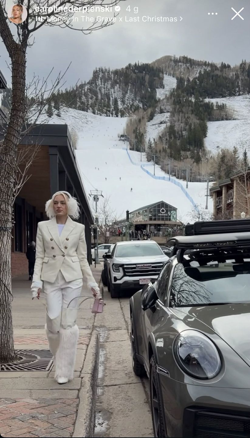 Caroline Derpienski w Aspen