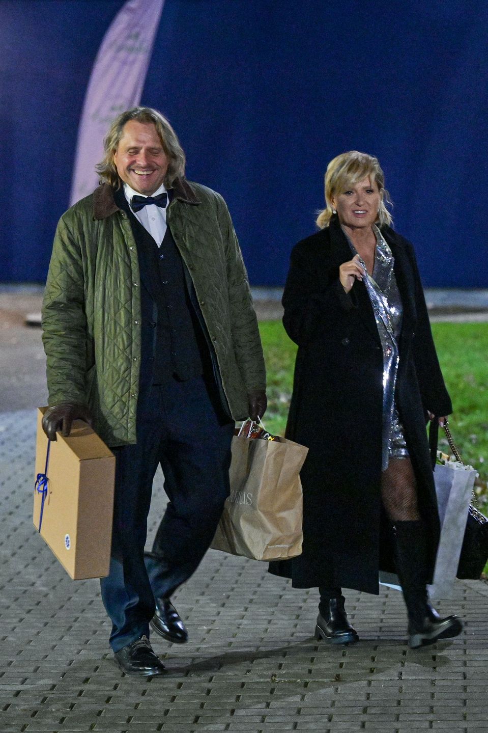 Ewa Kasprzyk z partnerem