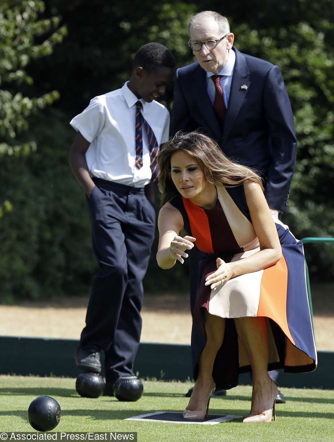 Melania Trump w Wielkiej Brytanii w sukience od Victorii Beckham
