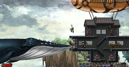 Windforge: latające domy, wieloryby, Terraria i Contra w jednym