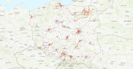 Mapa prędkości pobierania 3G/4G/5G. Sprawdź swojego operatora