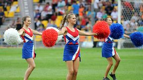 Cheerleaderki na meczu Podbeskidzie Bielsko-Biała - Pogoń Szczecin