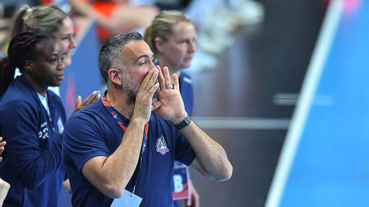 Materiały prasowe / MKS Zagłębie Lubin / Paweł Andrachiewicz / Na zdjęciu: Guillaume Saurina, trener Les Neptunes de Nantes