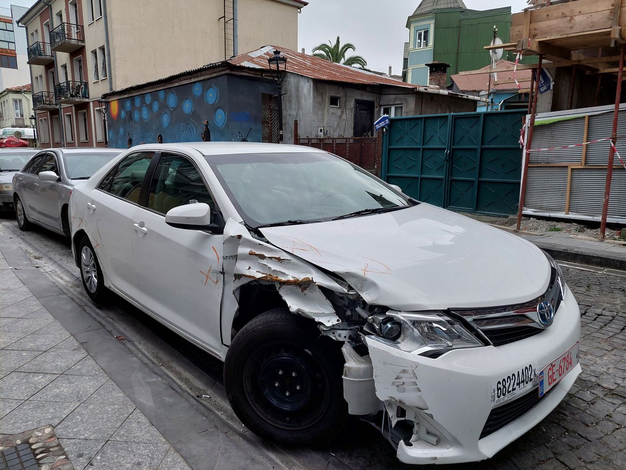 Many cars driving around Batumi would not pass inspection.