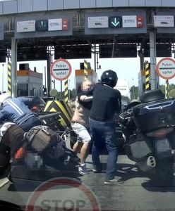 Wrocław. Bójka na bramkach na A4. Czeski kierowca zaatakował motocyklistę!