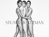 Nagie Joan Smalls, Gigi Hadid i Lily Aldridge w kampanii Stuarta Weitzmana