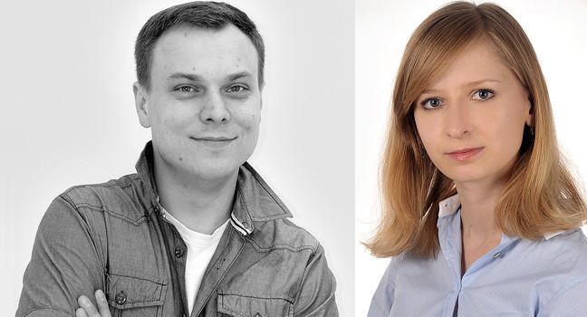 Piotr Szubski, Natalia Kaczmarek i Magdalena Maziejuk w Codemedia