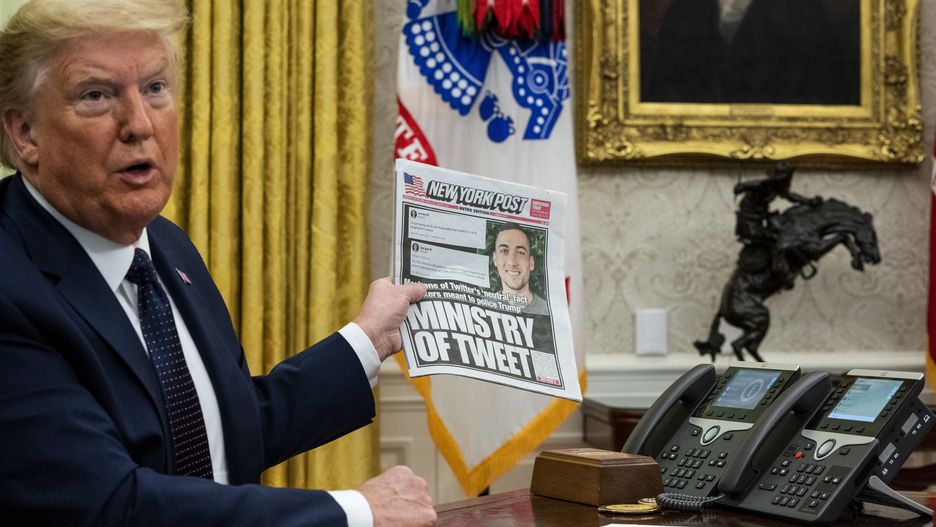 USA. Donald Trump na wojnie z Twitterem (zdjęcie ilustracyjne)