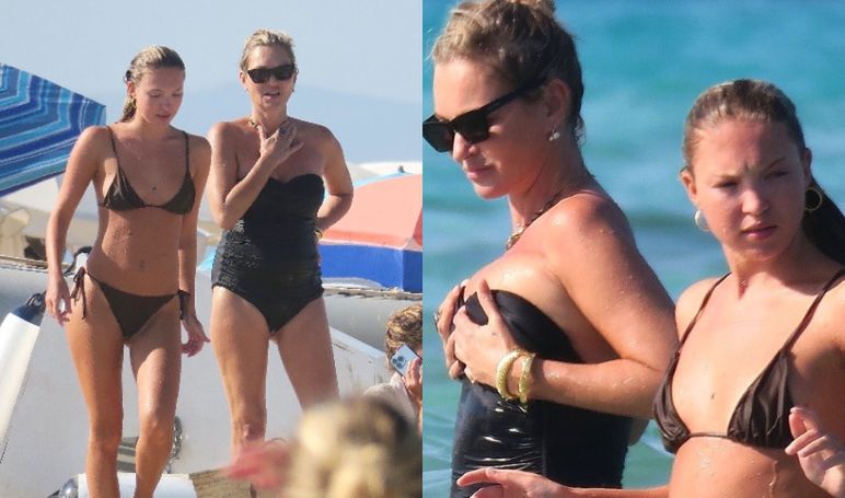 Kate Moss zabrała córkę na wakacje