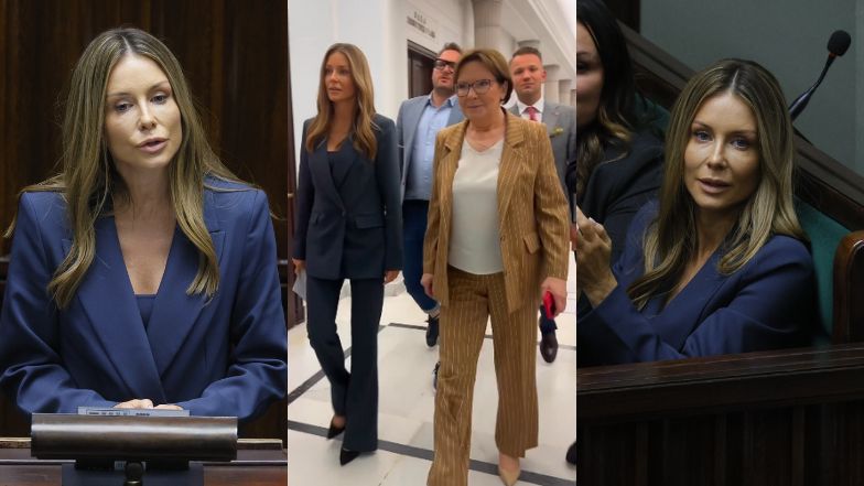 Małgorzata Rozenek pojawiła się w Sejmie. Wzięła udział w debacie dotyczącej ustawy o in vitro