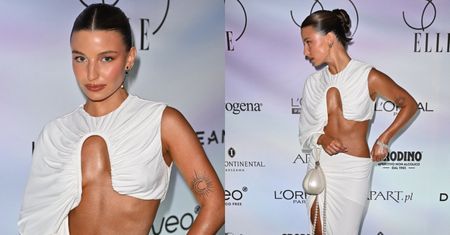 Cała na biało Julia Wieniawa zaskoczyła RYZYKOWNĄ stylizacją na ściance