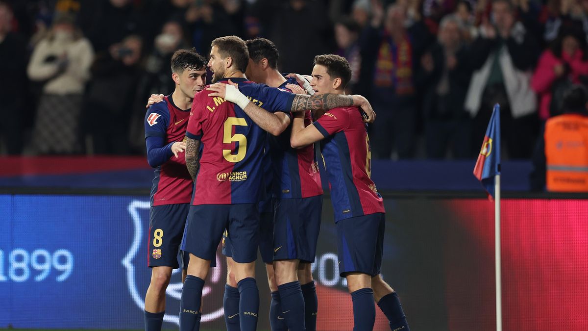 Getty Images / Na zdjęciu: piłkarze FC Barcelony