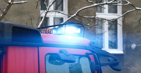 Kraków. Tragiczny pożar mieszkania w Nowej Hucie, nie żyje 1 osoba