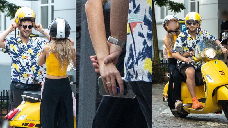 Antek Królikowski spędza czas na mieście z Izabelą