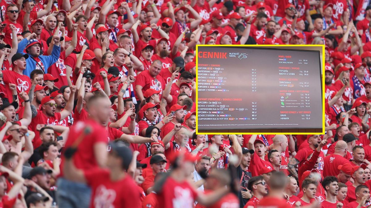 Kosmiczne ceny na PGE Narodowym. Jedzenie i picie dla bogatych