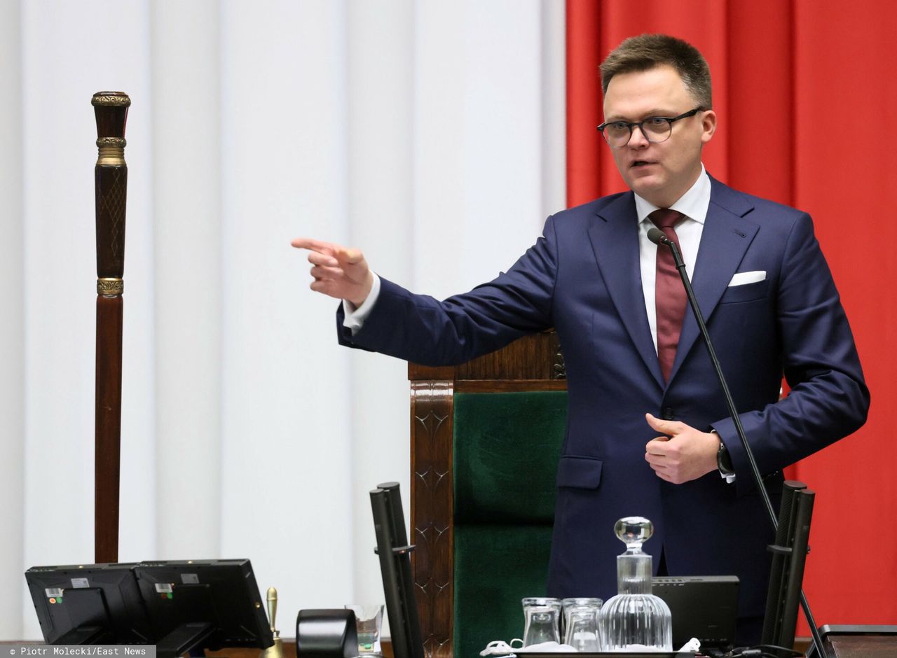 Pierwszy ruch nowego marszałka. "Zwróciliśmy się do policji"