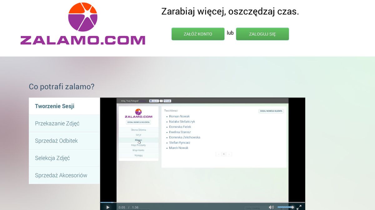 Zalamo.com - internetowe narzędzie dla fotografów do pracy z klientami [recenzja] 1