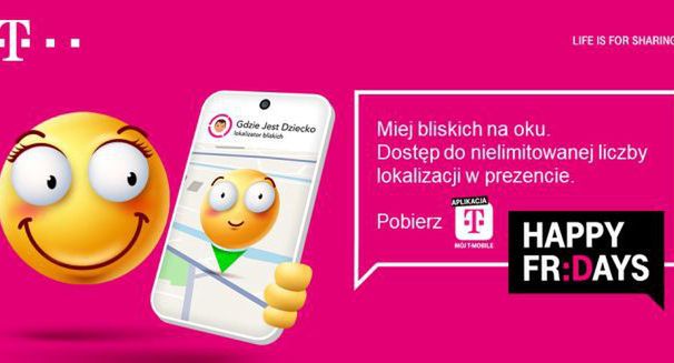 Usługa „Gdzie jest dziecko” do odebrania w ramach Happy Fridays w T-Mobile