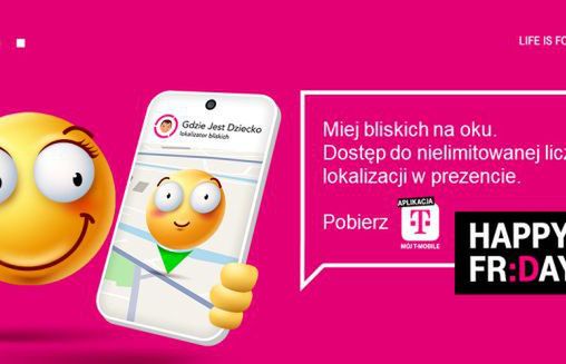 Usługa „Gdzie jest dziecko” do odebrania w ramach Happy Fridays w T-Mobile