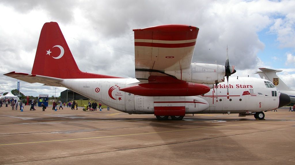 Turecki C-130E, fot. Maciej Hypś