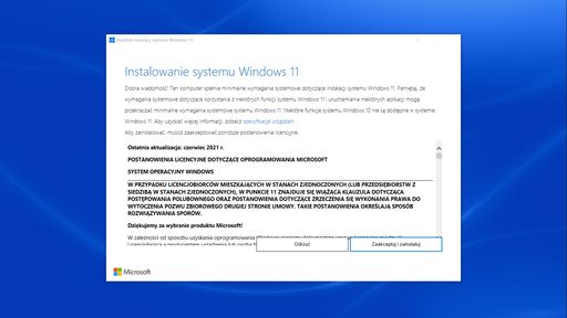Asystent instalacji systemu Windows 11