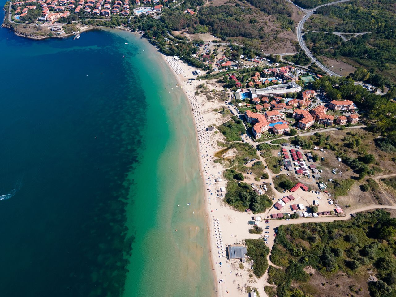 Plaża Gradina w pobliżu Sozopolu