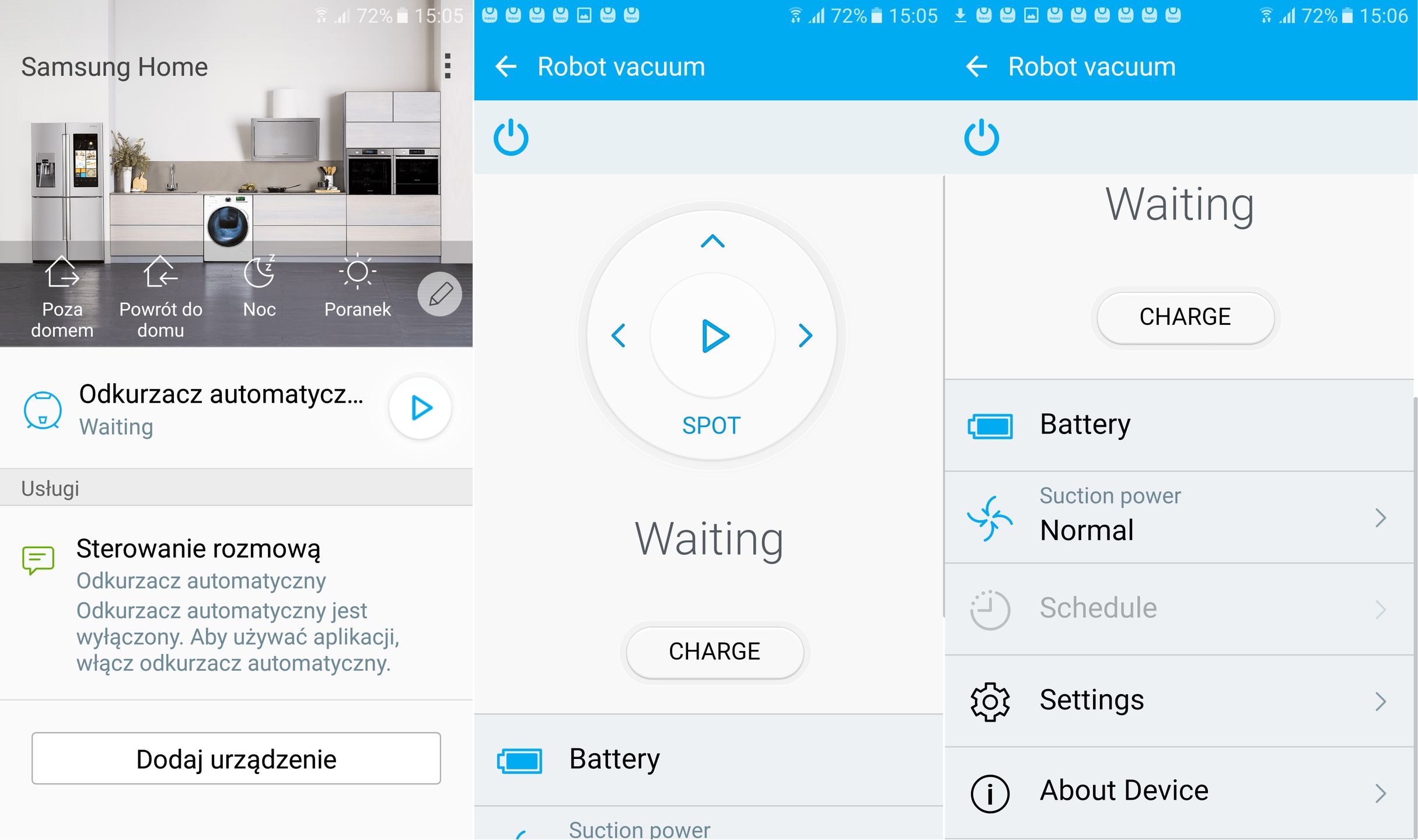 Samsung Powerbot SR20J9040W – test robota z zadatkami na odkurzacz 9