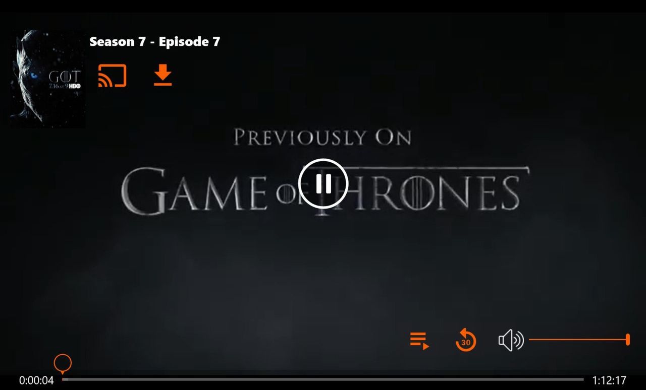Gra o Tron możliwa do wyszukania w aplikacji FreeFlix HQ, źródło: MSPoweruser