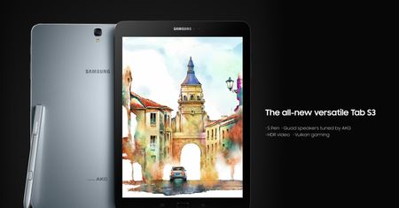 Samsung Galaxy Tab S3 – mobilne centrum rozrywki z czterema głośnikami